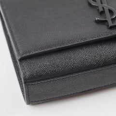 Saint Laurent Kate Small Black with Matte Black Hardwares