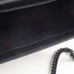 Saint Laurent Kate Small Black with Matte Black Hardwares