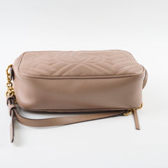 Gucci Small Marmont Camera Crossbody Bag Dusty Pink