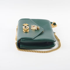 Gucci Rajah Medium Shoulder Bag Green