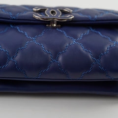 Chanel Double Stitch Hampton Blue