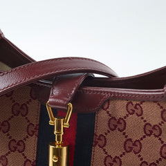 Gucci Jackie 1961 Medium GG Canvas Red