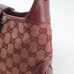 Gucci Jackie 1961 Medium GG Canvas Red