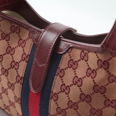 Gucci Jackie 1961 Medium GG Canvas Red