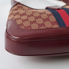 Gucci Jackie 1961 Medium GG Canvas Red
