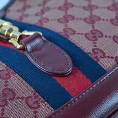 Gucci Jackie 1961 Medium GG Canvas Red
