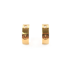 Cartier Love Hoop Earrings Classic Model 2 Diamonds