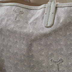 Goyard St Louis Tote PM White