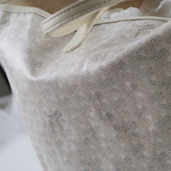 Goyard St Louis Tote PM White