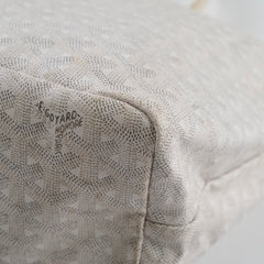 Goyard St Louis Tote PM White