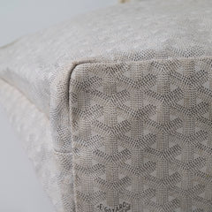 Goyard St Louis Tote PM White