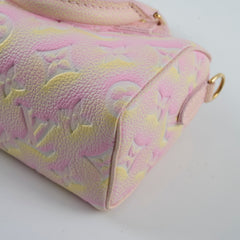 Louis Vuitton Speedy Nano Stardust Pink