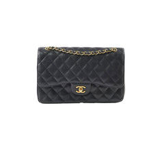 Chanel Jumbo Double Classic Flap Caviar Black Serial 18