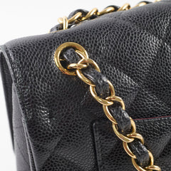 Chanel Jumbo Double Classic Flap Caviar Black Serial 18