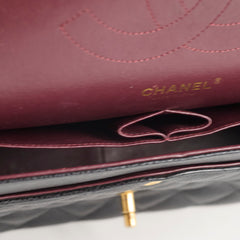 Chanel Jumbo Double Classic Flap Caviar Black Serial 18
