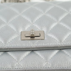 Chanel Reissue Wallet on Chain WOC Silver