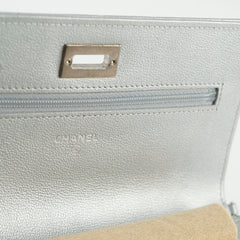 Chanel Reissue Wallet on Chain WOC Silver