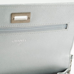 Chanel Reissue Wallet on Chain WOC Silver