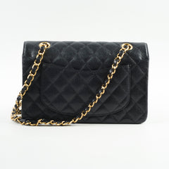 Chanel Caviar Small Classic Flap GHW Microchip 2021