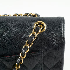 Chanel Caviar Small Classic Flap GHW Microchip 2021
