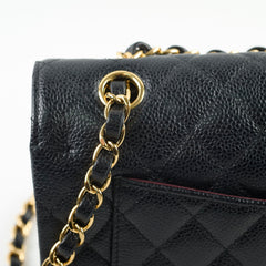 Chanel Caviar Small Classic Flap GHW Microchip 2021