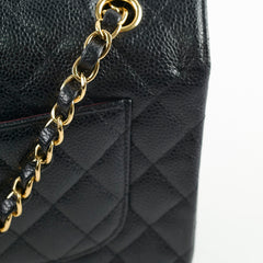 Chanel Caviar Small Classic Flap GHW Microchip 2021