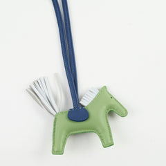 Hermes Rodeo PM Vert Criquet/Blue Brume/Blue De Malte