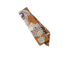 Hermes Scarf Odyssey Twilly Brown