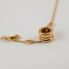 Bvlgari B Zero 1 Necklace Pink Rose Gold