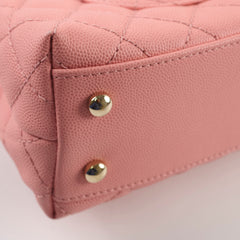 Chanel Small Coco Handle Pink Caviar