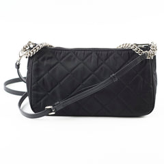 Prada Nylon Crossbody Chain Black