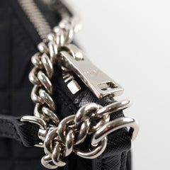 Prada Nylon Crossbody Chain Black