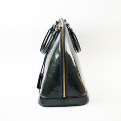 Louis Vuitton Alma GM Vernis Emerald Green