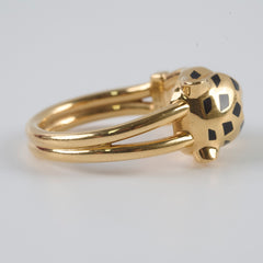Cartier Panthere De Cartier Ring Yellow Gold Size 55