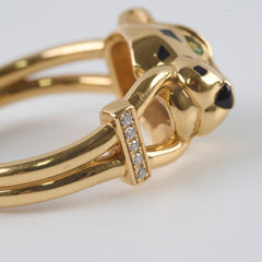 Cartier Panthere De Cartier Ring Yellow Gold Size 55