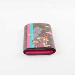 Louis Vuitton Christmas Animation 2015 Sarah Wallet Monogram
