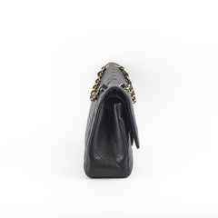 Chanel Caviar Double Classic Flap Jumbo Black