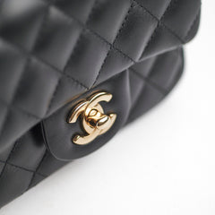 Chanel Classic Square Flap Lambskin Black