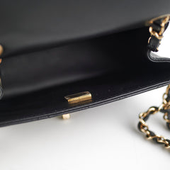 Chanel Classic Square Flap Lambskin Black