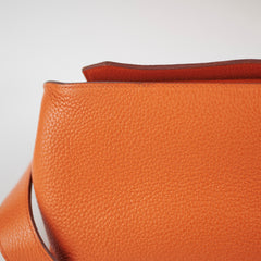 Hermes Jypsiere 31 Orange Clemence Stamp Square O 2011