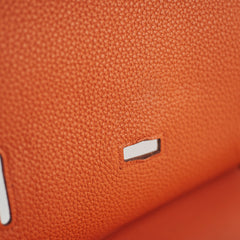 Hermes Jypsiere 31 Orange Clemence Stamp Square O 2011