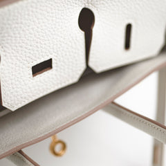 Hermes Birkin 25 Togo Gris Pale