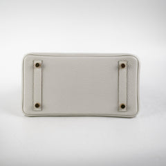 Hermes Birkin 25 Togo Gris Pale