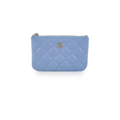 Chanel O-case Small Lambskin Blue