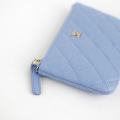 Chanel O-case Small Lambskin Blue