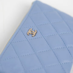 Chanel O-case Small Lambskin Blue