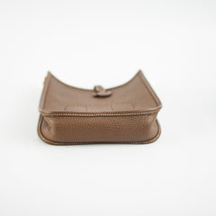 ITEM 36 - Hermes Mini TPM Evelyn Etoupe Z Stamp 2021