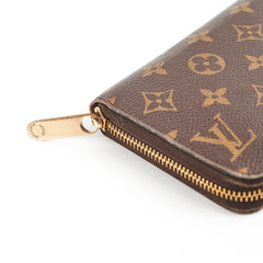 Louis Vuitton Classic Monogram Zippy Wallet Rose Ballerine