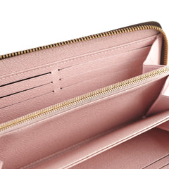 Louis Vuitton Classic Monogram Zippy Wallet Rose Ballerine