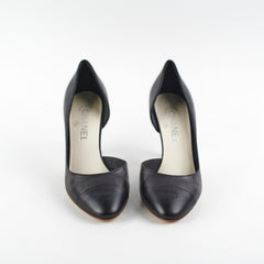 Chanel Black Heels Size 38.5